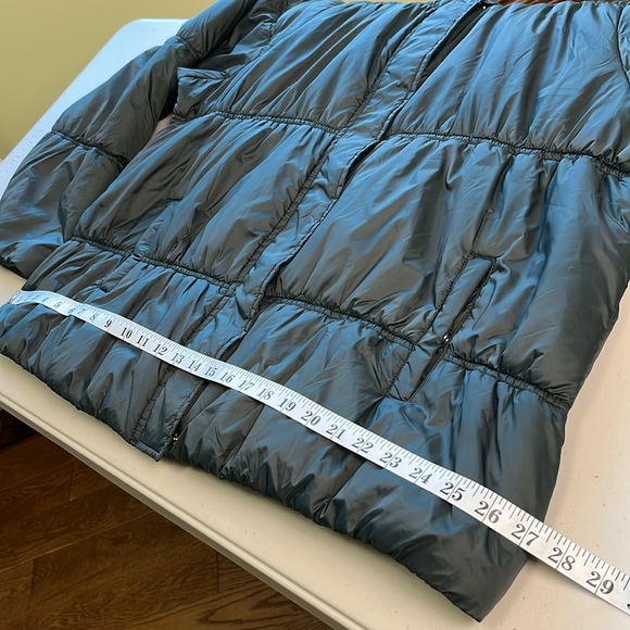 Torrid Lightweight Nylon Hooded Puffer Jacket Green Size 3 - Picture 15 of 17